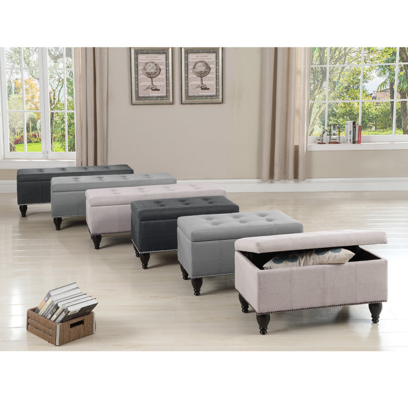 Charlton Home® Darrah Upholstered Storage Bench & Reviews